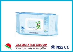 Wholesale Fresh Wet Wipes For Infant Skincare , Chemical Free Gently Protect 80pcs Flip Top from china suppliers
