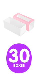 Macaron Packaging Boxes With Clear Window Gold Without Macarons Inside Rose Gold gift box packaging, sustainable