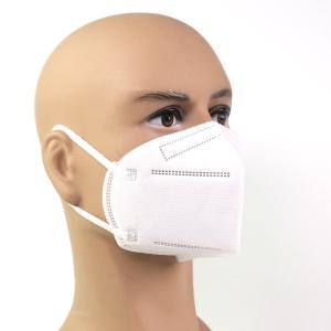 Wholesale Anti Splash Disposable KN95 Face Mask Non Toxic With Elastic Earloop from china suppliers