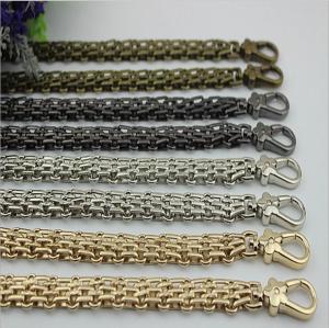 Wholesale New product design zinc alloy snap hooks match 120 mm iron material gold chain for bag from china suppliers