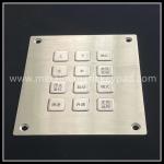 121.5mm 12 Key Numeric Keypad Stainless Steel Backlit Keyboard