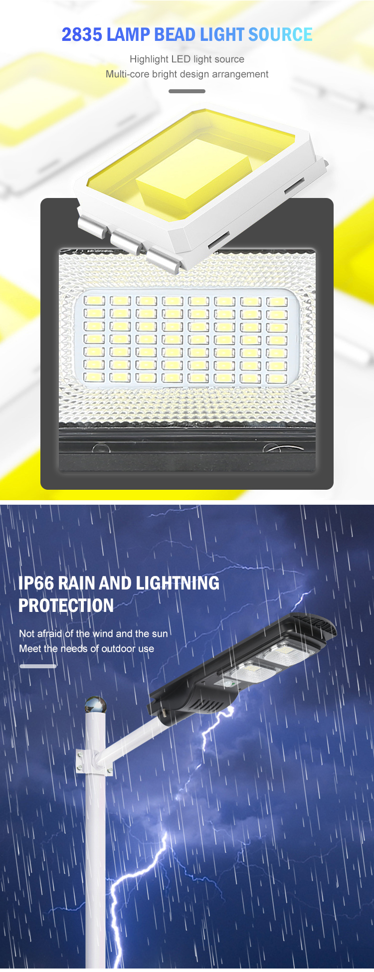IP65 30 Watt 60 Watt Outdoor LED Street Lights Remote Control