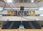 Indoor Retractable Theater Seating Temporary Grandstand Seating With Seat Number