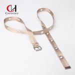 Screen Printing Hollowed Woven Elastic Belt Women'S Dress Sweater Decorative