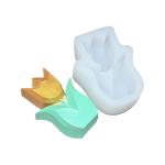 Silicone Flexible Tulip Candle Mold Cube Sculpture Reusable Customized