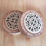 Beech Perfume Bottle Cap Aromatherapy Perfume Glass Bottle Cap Solid Wood Wood