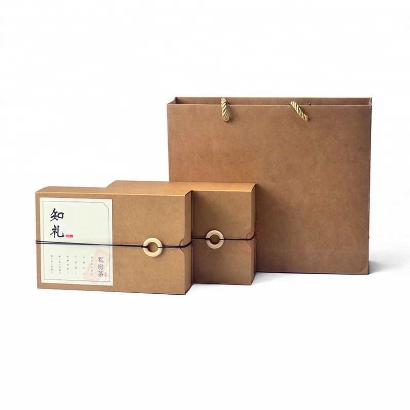 Kraft Paper Dessert Gift Boxes , Custom Dessert Boxes Recyclable Material