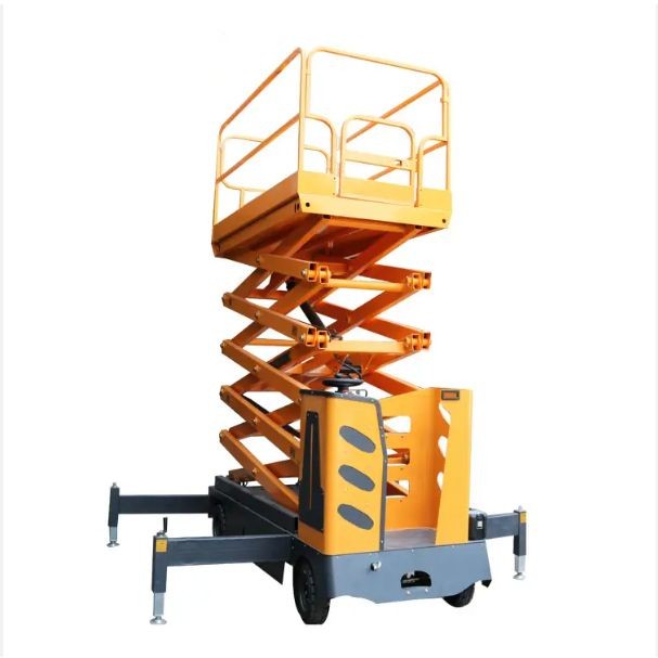 Handling Equipment 4Wheels Steering Self-Propelled Scissor Lift Platform Electric Aerial Work Platform