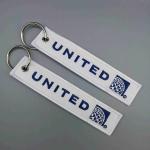 Aviation Collectible​ Custom Embroidered Keychain Tags Corrosion Proof