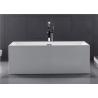 Buy cheap Seamless PMMA Acrylic Free Standing Bathtub Portable High Water Capacity from wholesalers