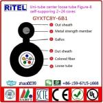 Figure-8 self-support central loose uni-tube fiber optic cable GYXTC8A, GYXTC8S,