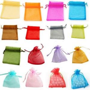 Wholesale ISO14001 10x15cm Promotional Drawstring Bags Recyclable Organza Packaging from china suppliers