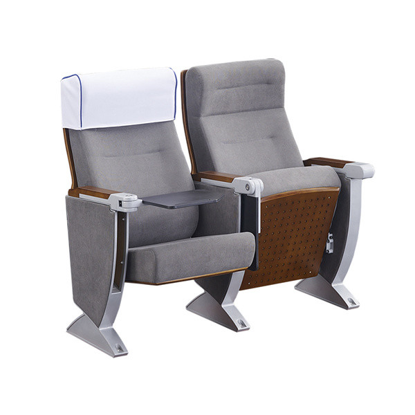 Plywood Cover MDF Tablet Folding Auditorium Chairs For Music Hal