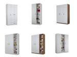 MS bedroom furniture 3 drawer 4 door Wardrobe with mirror