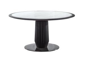 Wholesale Round dining table by Oak wood in hand-made structure with Stainless steel leg and Stone marble for Restaurant furniture from china suppliers
