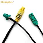 RG174 Coaxial Wire Harness One Two RCA Lotus Male Head Turn E Type FAKRA Cable