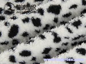 Wholesale Hot sell leopard print velveteen/shu velvet for pajamas fabric and apparel from china suppliers