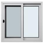 Aluminum Profile Windows And Door 6mm Thick Double Glazed Tempered Glass