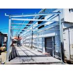 Custom Designed Pitched Roof Steel Frame Fabrication For Small Warehouse