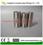 1/8-6 inch 316L,304 stainless steel threaded both end pipe barrel nipple