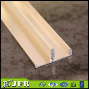 Wholesale high quality extruded windows and door for kitchen cabinet aluminum edge handle profile from china suppliers