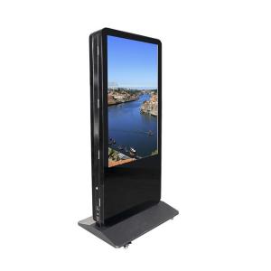 China FHD 1920x1080 Outdoor LCD Displays 55'' Floor Standing Double Sided Digital Signage on sale