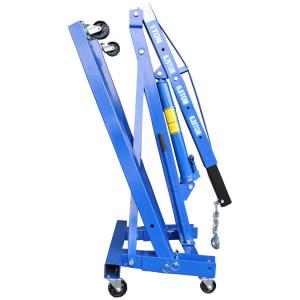 Wholesale Steel Fold Up Engine Hoist Portable Shop Crane 1t Capacity from china suppliers