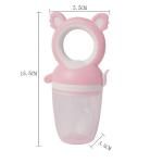 Tapered Type Baby Silicone Products Eco Friendly Infants Fruit Feeder Pacifier