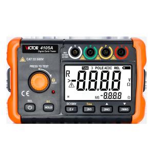 Wholesale VICTOR 4105A Groundin Resistance tester digital earth tester Insulation Resistance meter from china suppliers