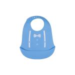 Food Grade Feeding Bib Waterproof Silicone Bibs Customized For Baby