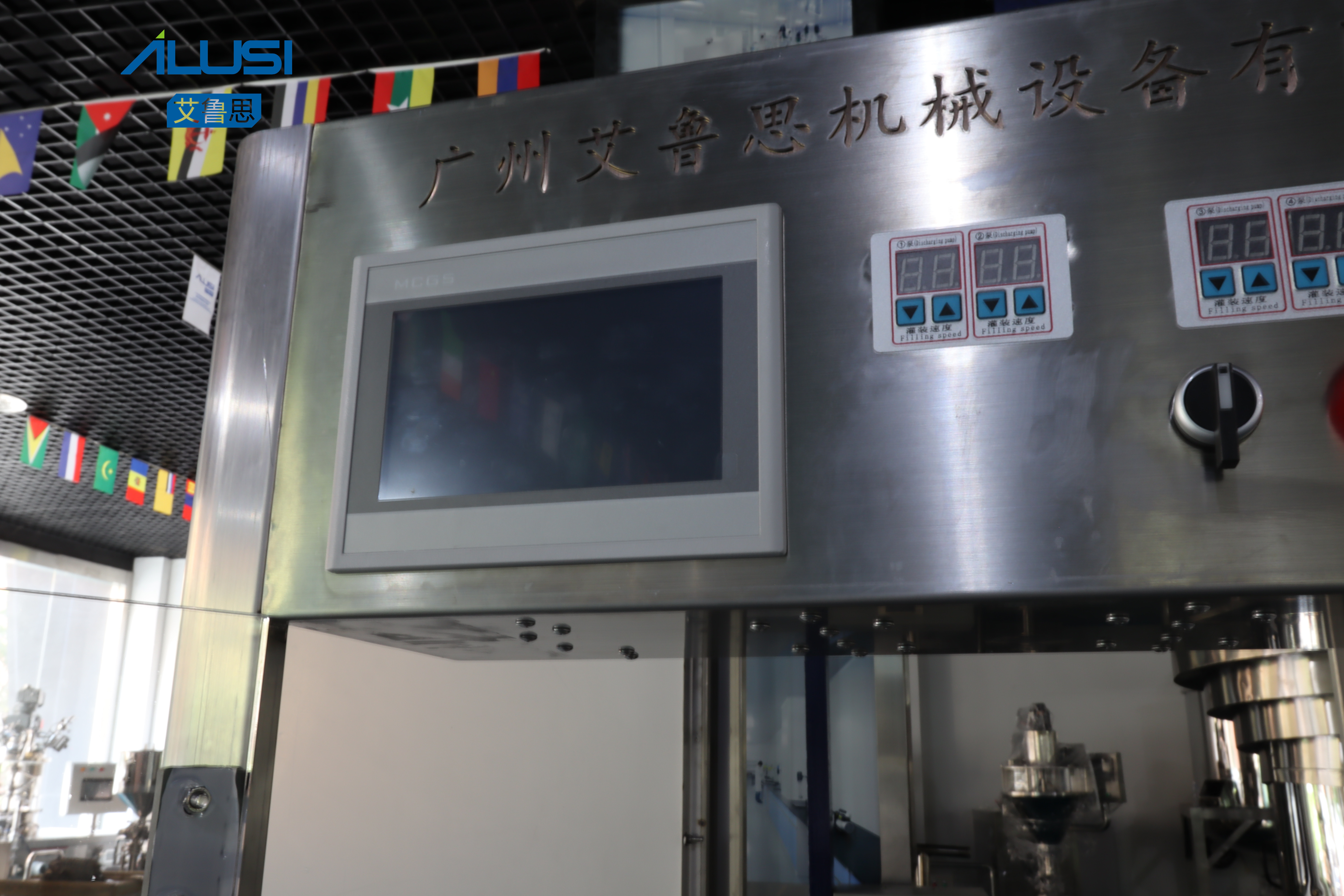 Single/Double Nozzlesn Semi-Automatic Liquid Bottle Magnetic Pump Filling Machine