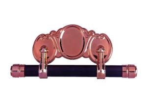 Wholesale Bronze Color Coffin Casket Handles , Casket Accessories With Zamak Point / Steel Pipe from china suppliers