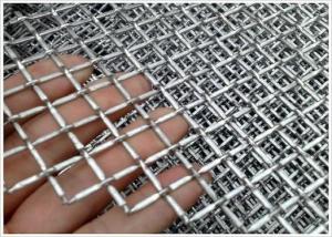 Wholesale 4.8mm 316 Stainless Steel Crimped Wire Mesh Corrosion Resistance from china suppliers