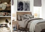 Customized Embroidered Patterned Duvet Covers , Soft Eco Friendly Duvet Covers
