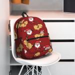 Customized Christmas Gift Kids Backpack 600D Polyster Capacity 20-37 Litre