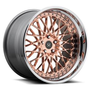 Wholesale Polish Gold Barrel Disc Customised 3-PC Forged Alloy Rims 19x10&quot; For Audi A7 from china suppliers