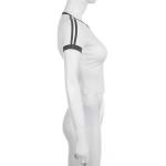 OEM American Street Hot Girl Top Summer Black White Contrasting Digital Printing