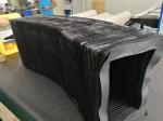 high quality waterproof bellows protect cover for LC tube contour co2 laser tube