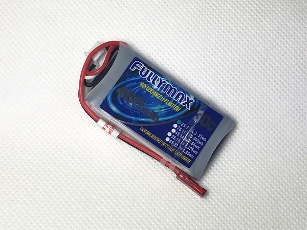 7.4V 450mAh 30C Li Polymer Battery Pack JST Plug For Micro RC Helicopter FPV
