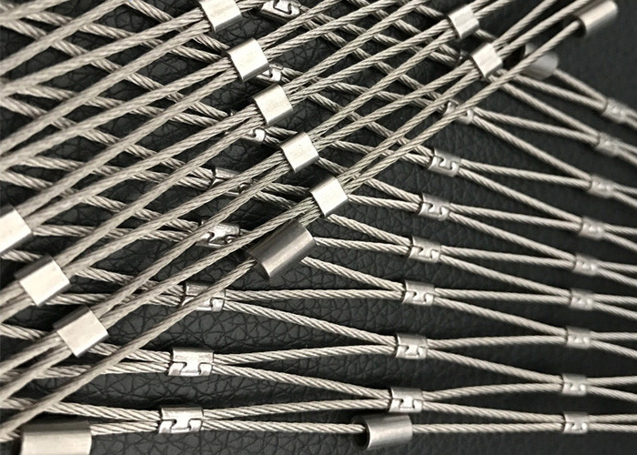 7x7 1.5mm Flexible Stainless Steel Cable Netting Balustrade Fencing Handrail Infill