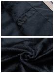 Winter Black Polyester Cotton Thick Hooded Utility Slim Fit Sleeveless Man