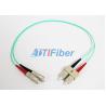 Buy cheap LSZH Fiber Optic Patch Cord Aqua OM4 2.0mm Cable High Retrun Loss from wholesalers