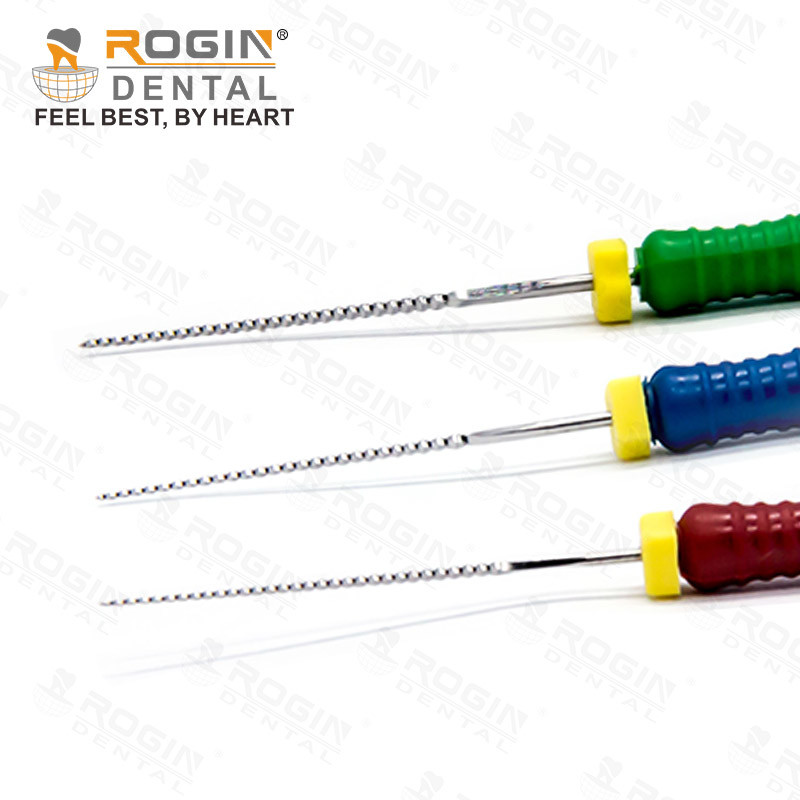 CE ISO Nickel Titanium Endo K Files For Curved Canals