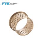 Oil Lubricated CuSn8P0.3 Wrapped Bronze Bushing Thin Wall With Through Oil Holes