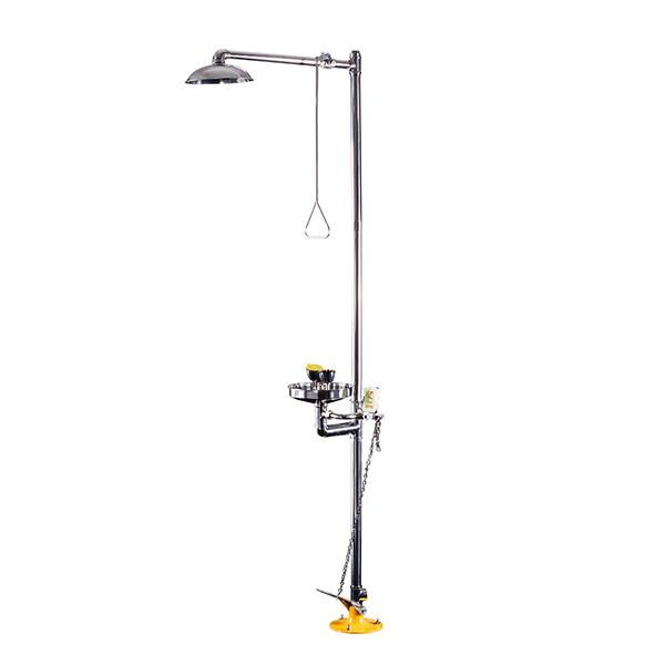 304 Stainless Steel Emergency Shower And Eyewash Station 120 - 180L/Min Flow