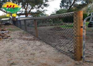 Wholesale Vinyl Coated Steel Chain Link Fence Fabric 10 Gauge 4 Ft H X 45 Ft W from china suppliers