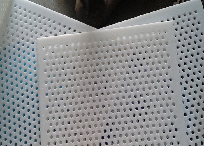 Polypropylene 2mm Thick Plastic Perforated Mesh Food Grade