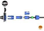 IP67 20A 500V 3 Pin 11.5MM Waterproof Aviation Connector