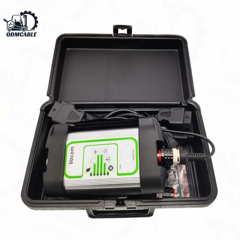 V2.8.150 Truck Diagnostic Tool Vocom 88890300 For vocom/UD//Renaul With Square Interface diagnostic tool+CF54 laptop