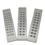 Square Shape Tungsten Carbide Wire Drawplate Steel Alloy 210*50*10mm